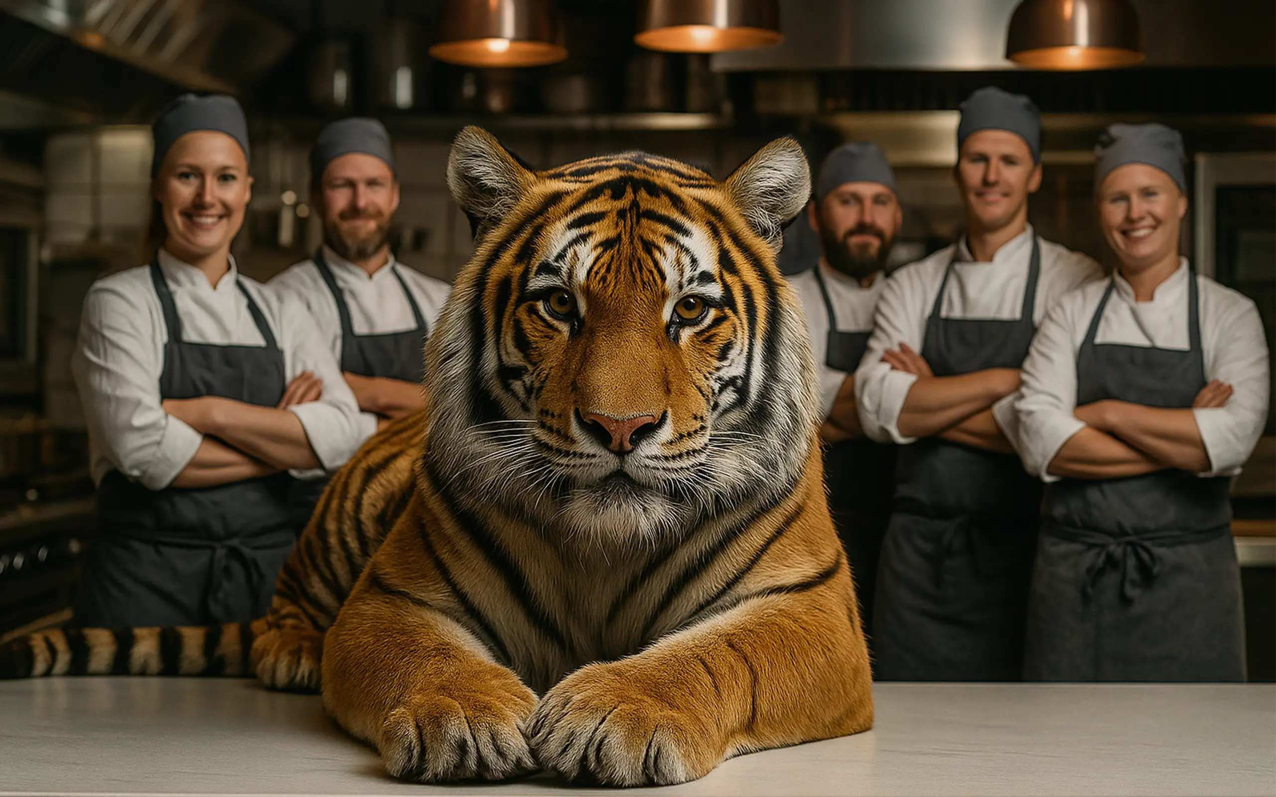 Eco-Clean-Tiger Angebotsbuehne